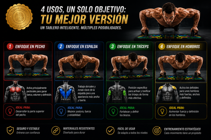 FlexPro™ 🧱🏃‍♂️💥Tabla Push Up Flexiones ⭐⭐⭐⭐⭐