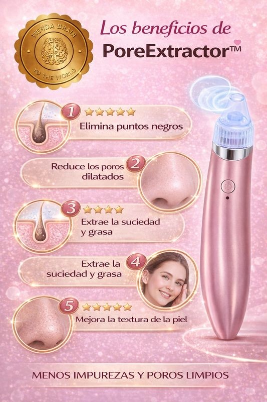 🌿🔧 PoreExtractor™ Extractor De Puntos Negros Y Espinillas ⭐⭐⭐⭐⭐