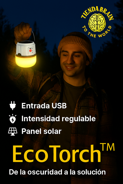 EcoTorch™ 🌞🔋🌌Lampara Linterna De Camping Led Solar Us ⭐⭐⭐⭐⭐