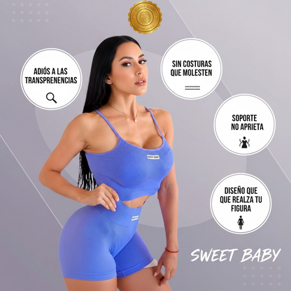 AthleticaGlow™ ✨🏋️‍♀️Conjunto Deportivo Mujer Gimnasio ⭐⭐⭐⭐⭐