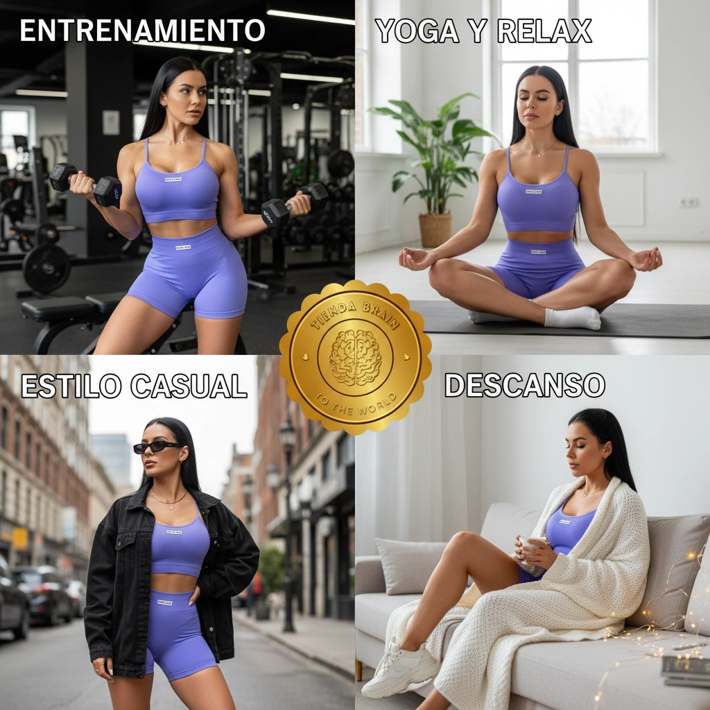 AthleticaGlow™ ✨🏋️‍♀️Conjunto Deportivo Mujer Gimnasio ⭐⭐⭐⭐⭐