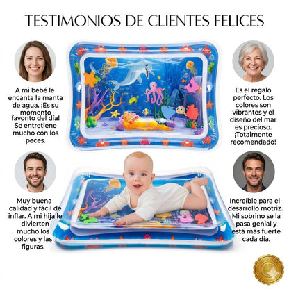 SplashyMind™ 🌈💧Alfombra Sensorial Estimulación De Agua ⭐⭐⭐⭐⭐